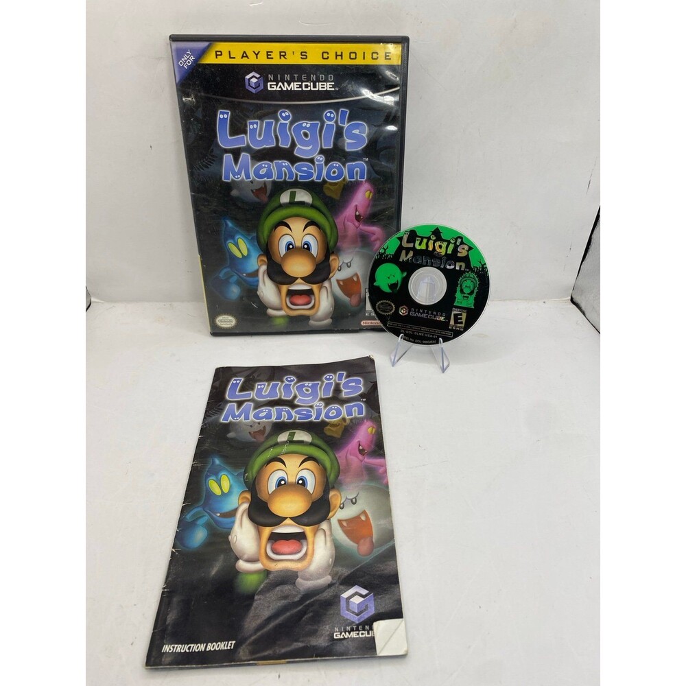 Luigi's Mansion - Nintendo Gamecube - CIB - Tested + Works w manual clean